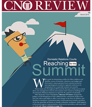 Cartoon image of a man reaching the summit of a mountain Cartoon image of a man reaching the summit of a mountain