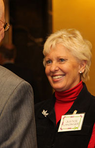 Justice Judith Ann Lanzinger to accept Distinguished Alumna Award. Justice Judith Ann Lanzinger to accept Distinguished Alumna Award.