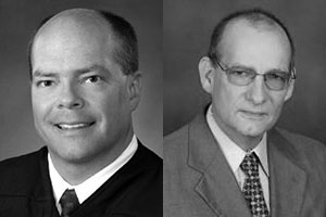 Image of Licking County Domestic Relations Court Judge Craig R. Baldwin and city of Conneaut Law Director David A. Schroeder Image of Licking County Domestic Relations Court Judge Craig R. Baldwin and city of Conneaut Law Director David A. Schroeder