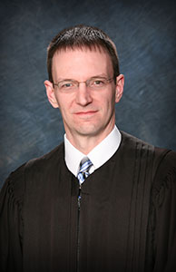 Image of Findlay Municipal Court Judge Jonathan P. Starn in his judicial robe. Image of Findlay Municipal Court Judge Jonathan P. Starn in his judicial robe.