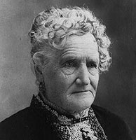 Esther Morris, America&#39;s first female judge in 1870, served as Justice of the Peace in South Pass, Wyoming for nine months. Photo: Library of Congress. - womenLaw_032913_3