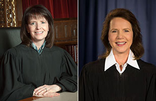 Image of Ohio Supreme Court Justices Judith L. French and Sharon L. Kennedy Image of Ohio Supreme Court Justices Judith L. French and Sharon L. Kennedy