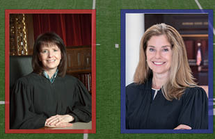 Image of Ohio Supreme Court Justice Judith French and Michigan Supreme Court Justice Bridget Mary McCormack