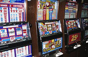 Image of a row of slot machines