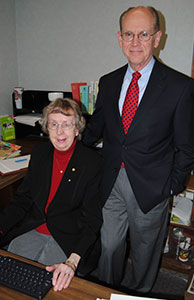 Image of Rosemary Marie Latimer and Hardin County Common Pleas Court Judge Scott Barrett