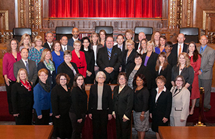 Image of the 2014 graduating class of the Court Management Program