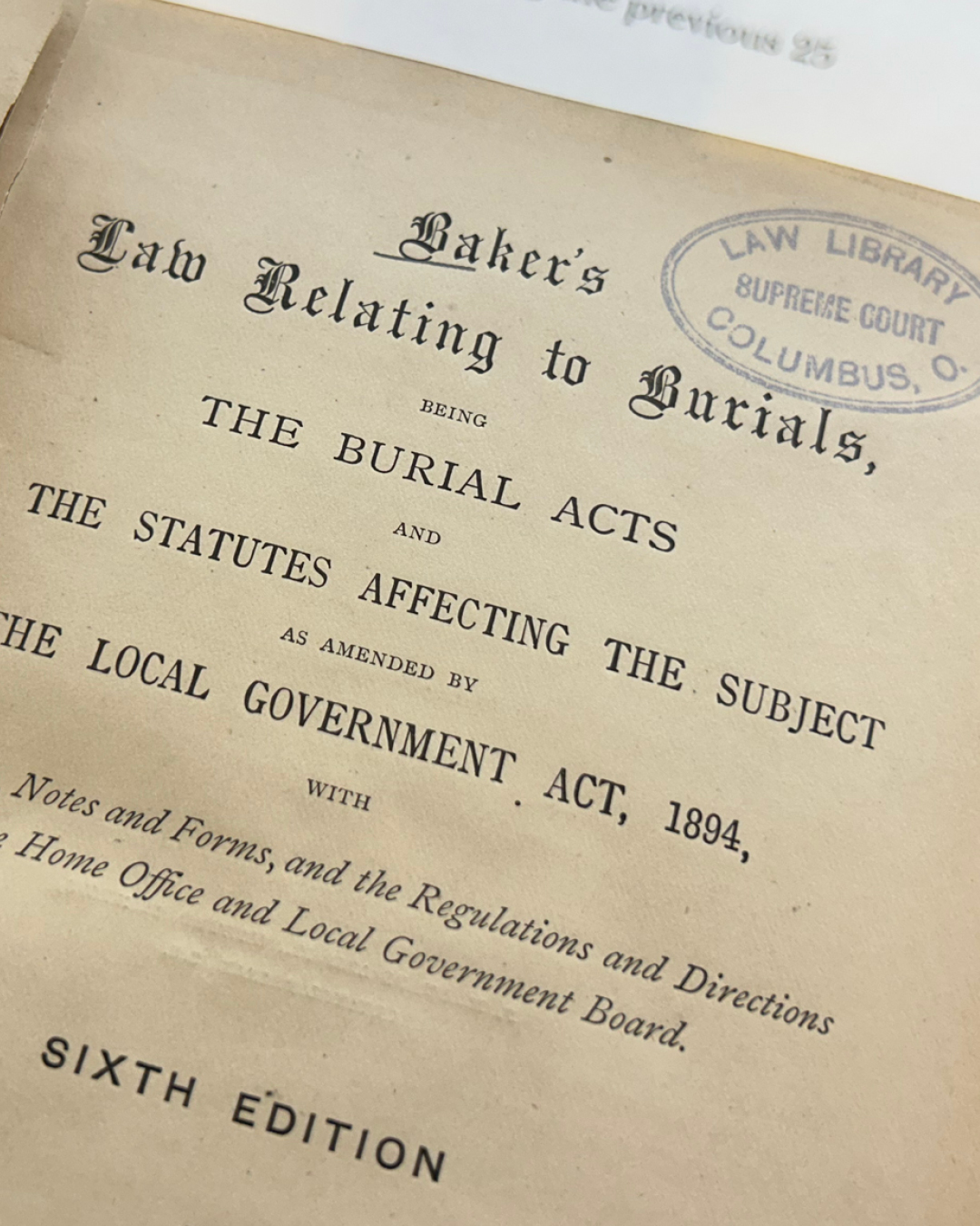 Ohio Supreme Court's Legal Guide to Cemeteries: Halloween Edition