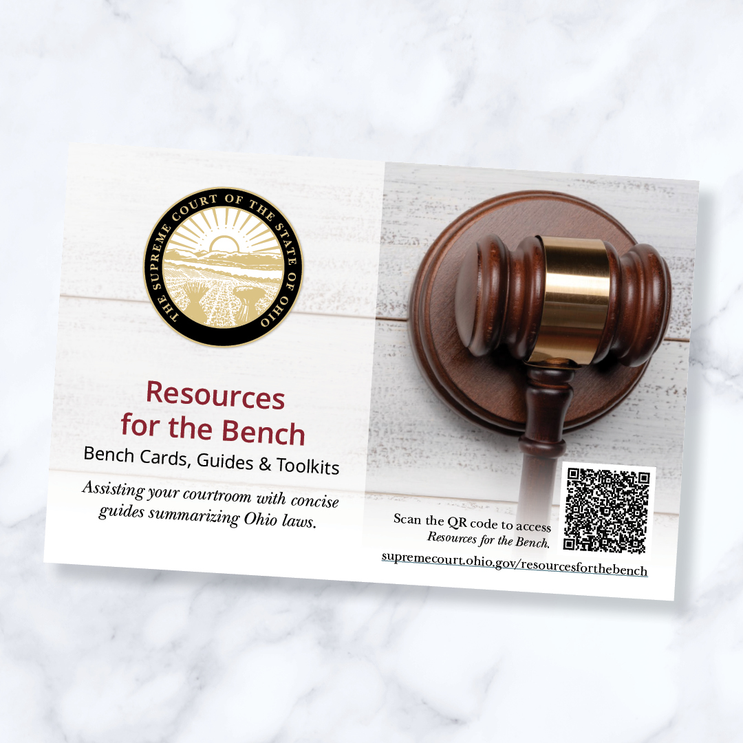 Supreme Court of Ohio Announces Resources for the Bench