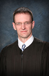 Image of Findlay Municipal Court Judge Jonathan P. Starn in his judicial robe.