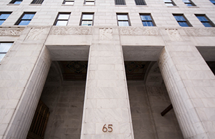 Image of the Front Street side of the Thoms J. Moyer Ohio Judicial Center