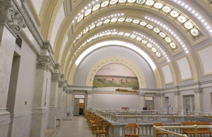 Image of the inside of the Wood County courthouse