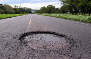 Image of a pothole