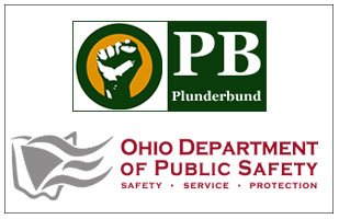 Image of the Plunderbund and Ohio Department of Public Safety logos