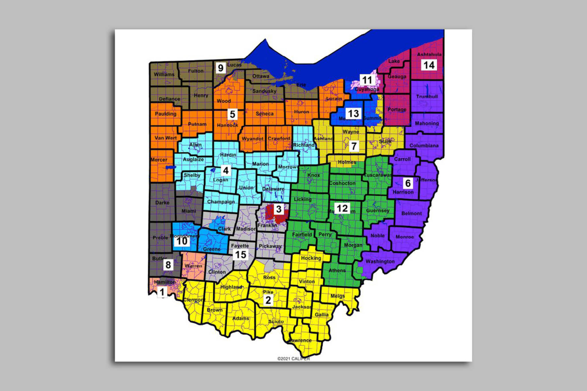 Ohio State House Of Representatives District Map - Prue Ursala