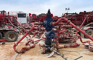 Image of pressure pumping equipment.