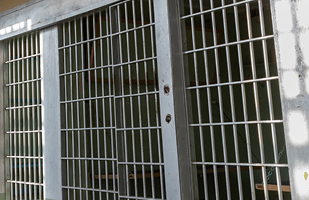 Image of jail cells with bars.