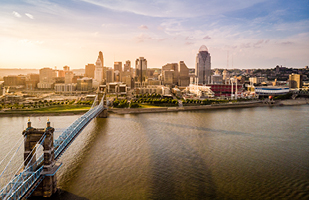 Image of the Cincinnati skyline.