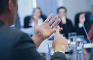 Image of a man counting on his fingers