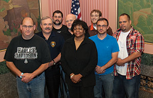 The Ohio Bailiffs and Court Officers Association held its annual conference October 11 and 12 at the Thomas J. Moyer Ohio Judicial Center, elected officers for 2013-2014 and handed out awards. The Ohio Bailiffs and Court Officers Association held its annual conference October 11 and 12 at the Thomas J. Moyer Ohio Judicial Center, elected officers for 2013-2014 and handed out awards.
