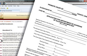 Amended rules that go into effect January 1, 2013, are accessible on the Ohio Supreme Court website. Amended rules that go into effect January 1, 2013, are accessible on the Ohio Supreme Court website.