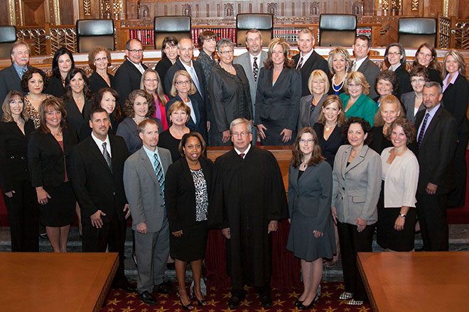 Group shot of the 2013 graduates of the Court Management Program Group shot of the 2013 graduates of the Court Management Program