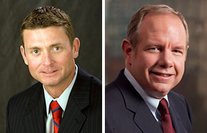 Attorneys Curt Sybert (left) and John Chester, Jr. will lead the Board on the Unauthorized Practice of Law of the Supreme Court of Ohio this year as chair and vice chair respectively. Attorneys Curt Sybert (left) and John Chester, Jr. will lead the Board on the Unauthorized Practice of Law of the Supreme Court of Ohio this year as chair and vice chair respectively.