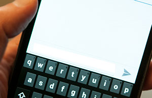 Image of a smart phone Image of a smart phone