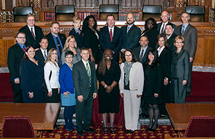 Image of the graduating class of the 2014 Court Management Program Image of the graduating class of the 2014 Court Management Program