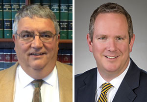 Image of Franklin County Probate Court Magistrate Robert V. Morris II and attorney Leo Spellacy Jr. Image of Franklin County Probate Court Magistrate Robert V. Morris II and attorney Leo Spellacy Jr.