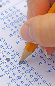 Image of a standardized test Image of a standardized test
