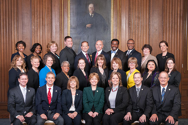 Image of the 2015 Institute for Court Management Fellows Image of the 2015 Institute for Court Management Fellows
