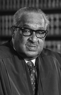 Image of former U.S. Supreme Court Justice Thurgood Marshall Image of former U.S. Supreme Court Justice Thurgood Marshall