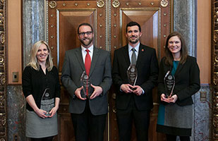 Image of Katie Monahan, Jess Mosser, Erick Gale, and Kelly Peters