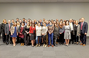 Image of a group shot of graduates of teh Ashtabula County Drug Court program