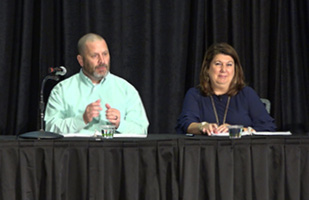 Image of Stephen Rangel and Stark County Common Pleas Court Judge Taryn Heath