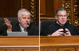 Image of Ohio Supreme Court Justice Michael P. Donnelly and Sixth District Court of Appeals Judge Gene Zmuda