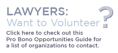 Lawyers: Want to Volunteer? Click here to check out Ohio Legal Aid's statewide Pro Bono Opportunities Guide for a list of organizations to contact.