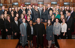 Group shot of the 2013 graduates of the Court Management Program